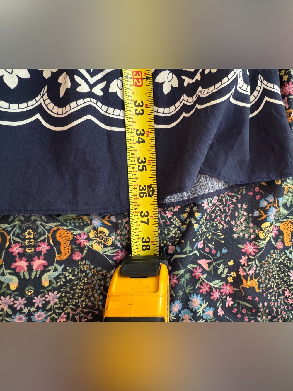 Lane Bryant NWT Women’s Plus Navy Paisley Split Halter Midi Flare Dress - 18W - Picture 12 of 12